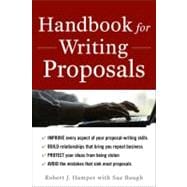 Handbook For Writing Proposals, Second Edition,9780071746489