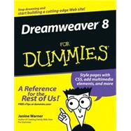 Dreamweaver 8 For Dummies,9780764596490