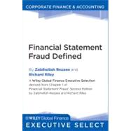 Financial Statement Fraud Defined