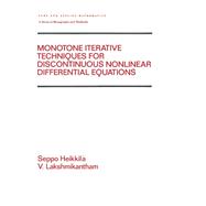 Monotone Iterative Techniques for Discontinuous Nonlinear Differential Equations