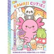 Kawaii Cuties: Coloring Book with Rainbow Pencil