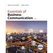 Essentials of Business Communication,9781337386494