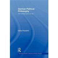 German Political Philosophy: The Metaphysics of Law