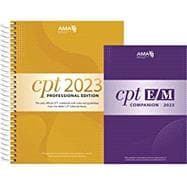 PART - Current Procedural Terminology (CPT) 2023 Professional Edition and E/M Companion 2023 Bundle, 1st Edition
