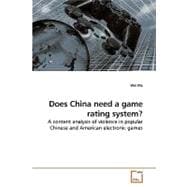 Does China Need a Game Rating System?