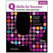 Q: Skills for Success Intro Reading & Writing Student Book with Student Access Code Card
