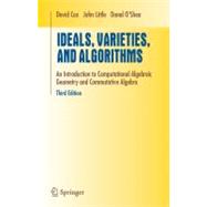 Ideals, Varieties, And Algorithms