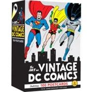 The Art of Vintage DC Comics 100 Postcards (Comic Book Art Postcards, Vintage Bulk Postcards, Cool Postcards for Mailing)