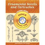 Ornamental Scrolls and Cartouches CD-ROM and Book