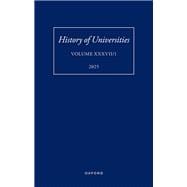 History of Universities: Volume XXXVII/1-2