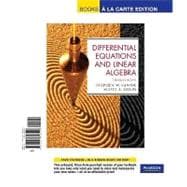 Differential Equations and Linear Algebra, Books a la Carte Edition