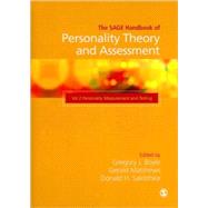 The SAGE Handbook of Personality Theory and Assessment; Personality Measurement and Testing (Volume 2)