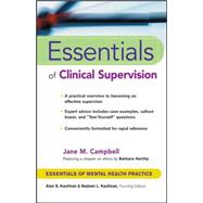 Essentials of Clinical Supervision