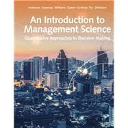 An Introduction to Management Science Quantitative Approach
