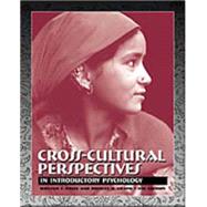 Cross-Cultural Perspectives in Introductory Psychology (with InfoTrac)
