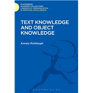 Text Knowledge and Object Knowledge