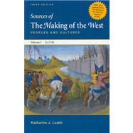 Sources of Making of the West with Concise Correlation Guide, Volume I