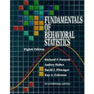 Fundamentals of Behavioral Statistics