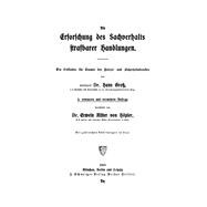 Die Erforschung des Sachverhalts strafbarer Handlungen