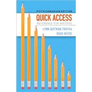 Quick Access: Reference for Writers - Fifth Candian Edition with Mywritinglab