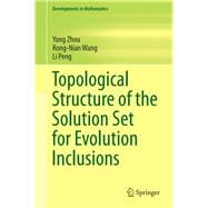 Topological Structure of Solutions Set for Evolution Inclusions
