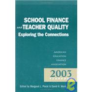 School Finance and Teacher Quality