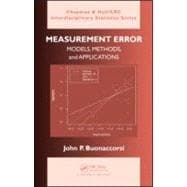 Measurement Error: Models, Methods, and Applications