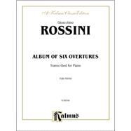 Rossini Album of Six Overtures