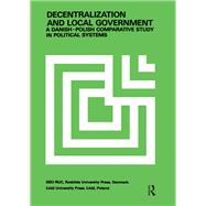Decentralization and Local Government