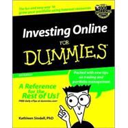 Investing Online For Dummies<sup>®</sup> , 4th Edition