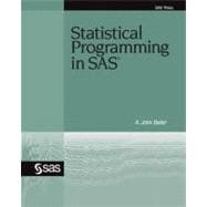 Statistical Programming in Sas