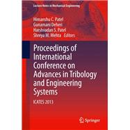 Proceedings of International Conference on Advances in Tribology and Engineering Systems