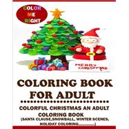 Colorful Christmas Adult Coloring Book