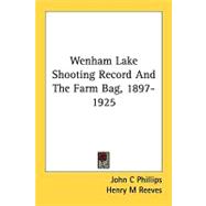 Wenham Lake Shooting Record and the Farm Bag, 1897-1925
