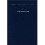 Complex Analysis An Introduction to The Theory of Analytic Functions of One Complex Variable