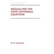 Inequalities for Finite Difference Equations