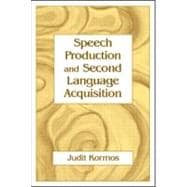 Speech Production And Second Language Acquisition