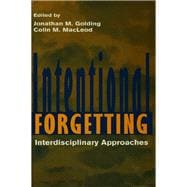 Intentional Forgetting: Interdisciplinary Approaches