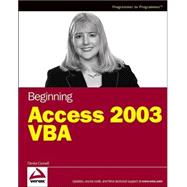 Beginning Access 2003 VBA