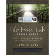 Life Essentials Study Bible, Black Bonded Leather Indexed