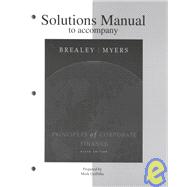 Solutions Manual to accompany Principles of Corporate Finance