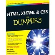 HTML, XHTML and CSS for Dummies