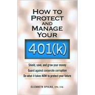 How to Protect and Manage Your 401k