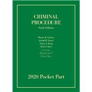 Criminal Procedure, 6th, Student Edition, 2020 Pocket Part (Hornbook Series)