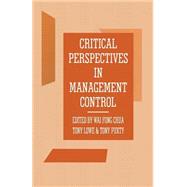 Critical Perspectives in Management Control