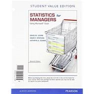 Statistics for Managers Using Microsoft Excel, Student Value Edition Plus NEW MyLab Statistics with Pearson eText -- Access Card Package