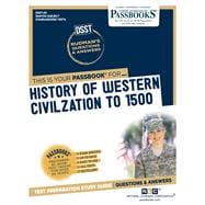 History of Western Civilization to 1500 (DAN-60) Passbooks Study Guide