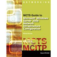 MCTS Guide to Microsoft Windows Server 2008 Network Infrastructure Configuration , 1st Edition