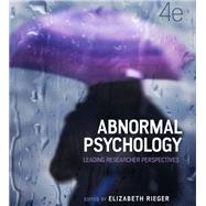 Abnormal Psychology, 4th Edition