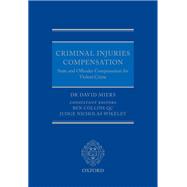 Criminal Injuries Compensation State and Offender Compensation for Violent Crime